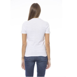 Baldinini Trend T-shirts Blanc Femme TSD04_MANTOVA_BiancoWhite