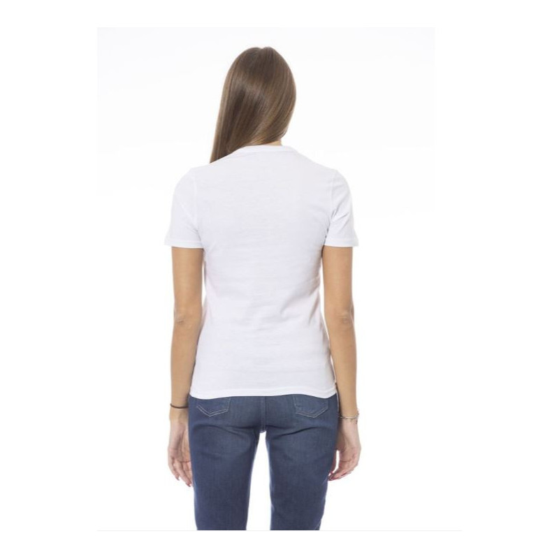 Baldinini Trend T-shirts Blanc Femme TSD04_MANTOVA_BiancoWhite