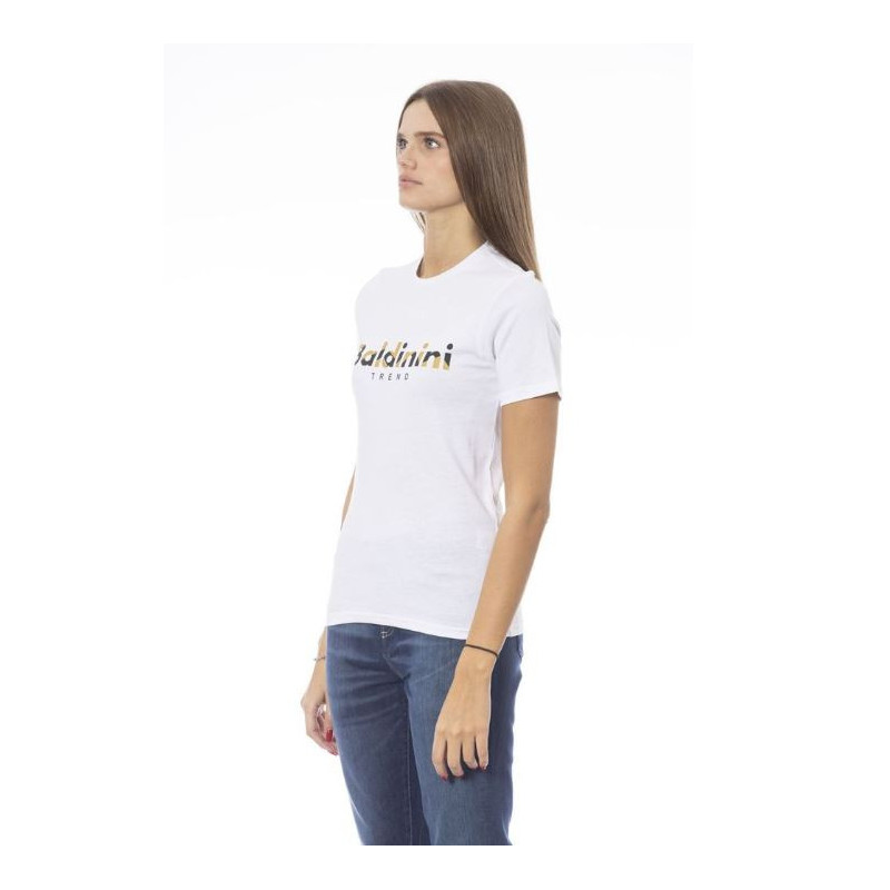 Baldinini Trend T-shirts Blanc Femme TSD04_MANTOVA_BiancoWhite