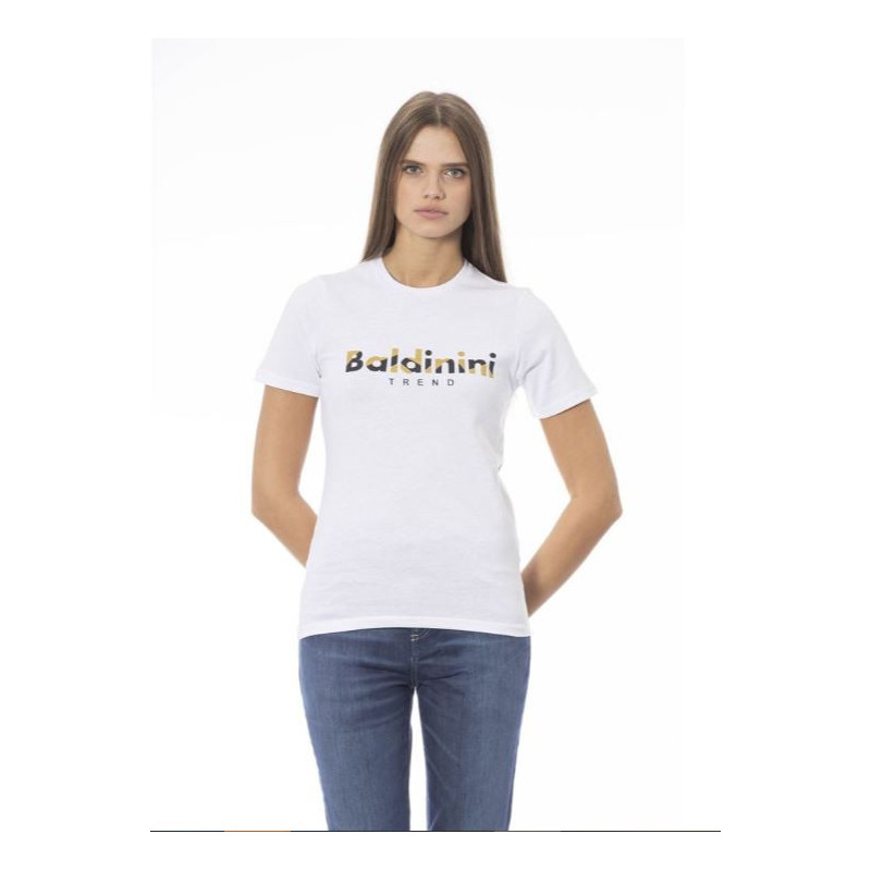 Baldinini Trend T-shirts Blanc Femme TSD04_MANTOVA_BiancoWhite