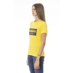 Baldinini Trend T-shirts Jaune Femme TSD07_MANTOVA_GialloYellow