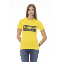 Baldinini Trend T-shirts Jaune Femme TSD07_MANTOVA_GialloYellow