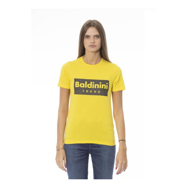 Baldinini Trend T-shirts Jaune Femme TSD07_MANTOVA_GialloYellow