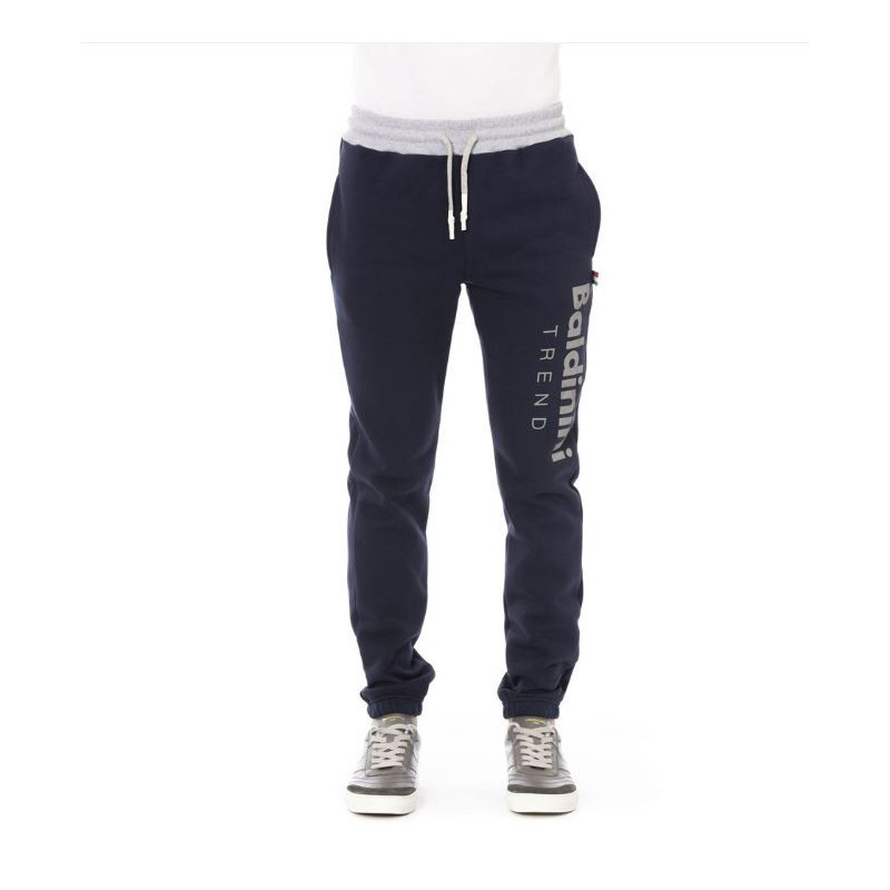 Baldinini Trend Pantalon de jogging Bleu Homme 1411218N_COMO_NAVYGREY