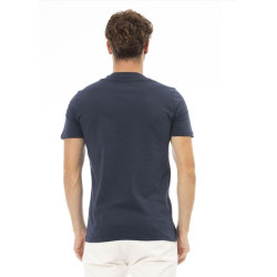 Baldinini Trend T-shirts Bleu Homme TSU543_COMO_Blu1-4