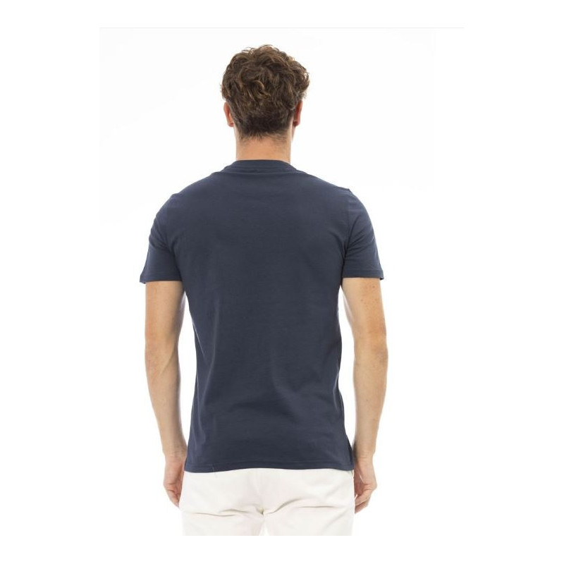 Baldinini Trend T-shirts Bleu Homme TSU543_COMO_Blu1-4