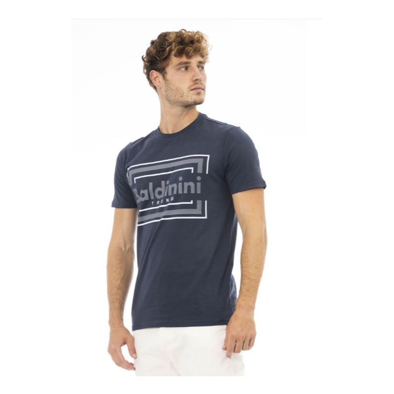 Baldinini Trend T-shirts Bleu Homme TSU543_COMO_Blu1-4