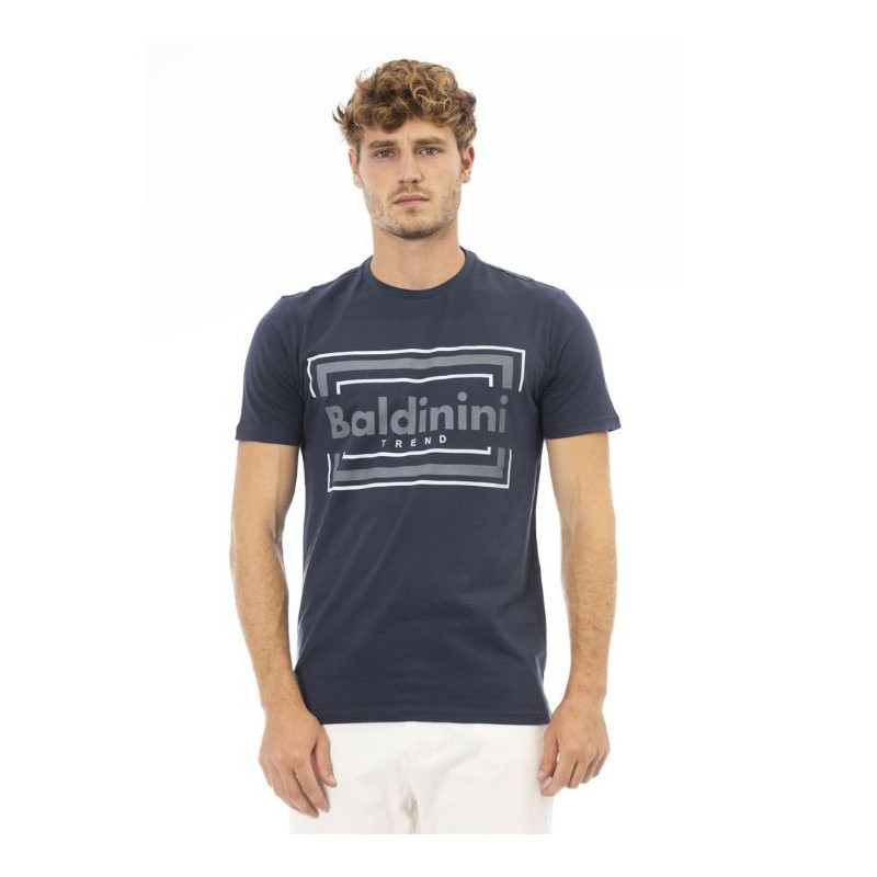 Baldinini Trend T-shirts Bleu Homme TSU543_COMO_Blu1-4