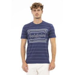 Baldinini Trend T-shirts Bleu Homme TSU543_COMO_Blu1-4