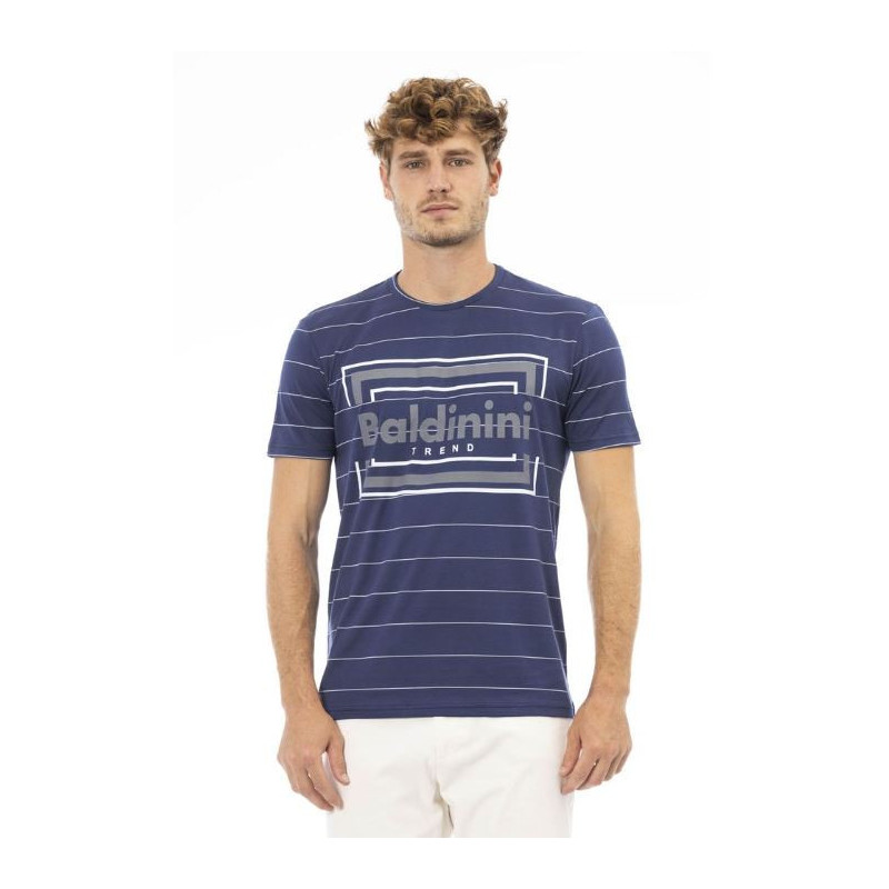 Baldinini Trend T-shirts Bleu Homme TSU543_COMO_Blu1-4
