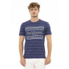 Baldinini Trend T-shirts Bleu Homme TSU543_COMO_Blu1-4