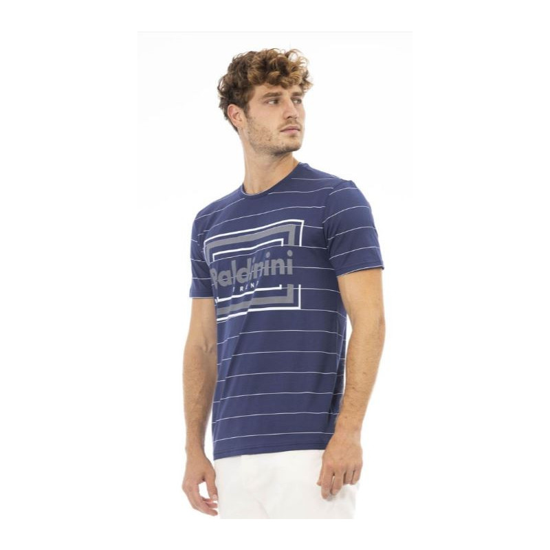 Baldinini Trend T-shirts Bleu Homme TSU543_COMO_Blu1-4