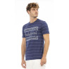 Baldinini Trend T-shirts Bleu Homme TSU543_COMO_Blu1-4