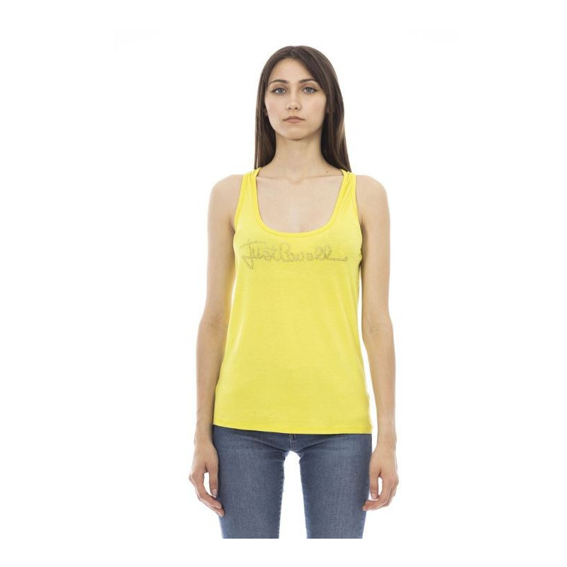 Just Cavalli Beachwear Top Jaune Femme D40151GRBC_LIME