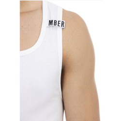 Bikkembergs T-shirts Blanc Homme BKK1UTT01BI_BiancoWhite