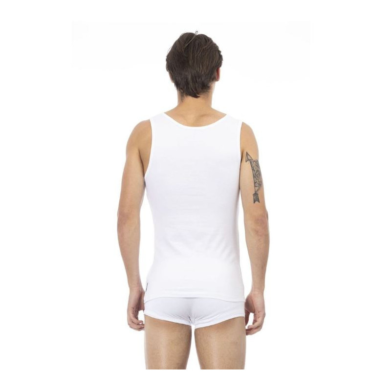 Bikkembergs T-shirts Blanc Homme BKK1UTT01BI_BiancoWhite