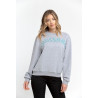 Trussardi Sweat-shirts Gris Femme 36F000321T002191_E682MelangeGreyPrintWaterGreen