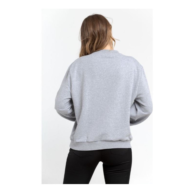 Trussardi Sweat-shirts Gris Femme 36F000321T002191_E682MelangeGreyPrintWaterGreen