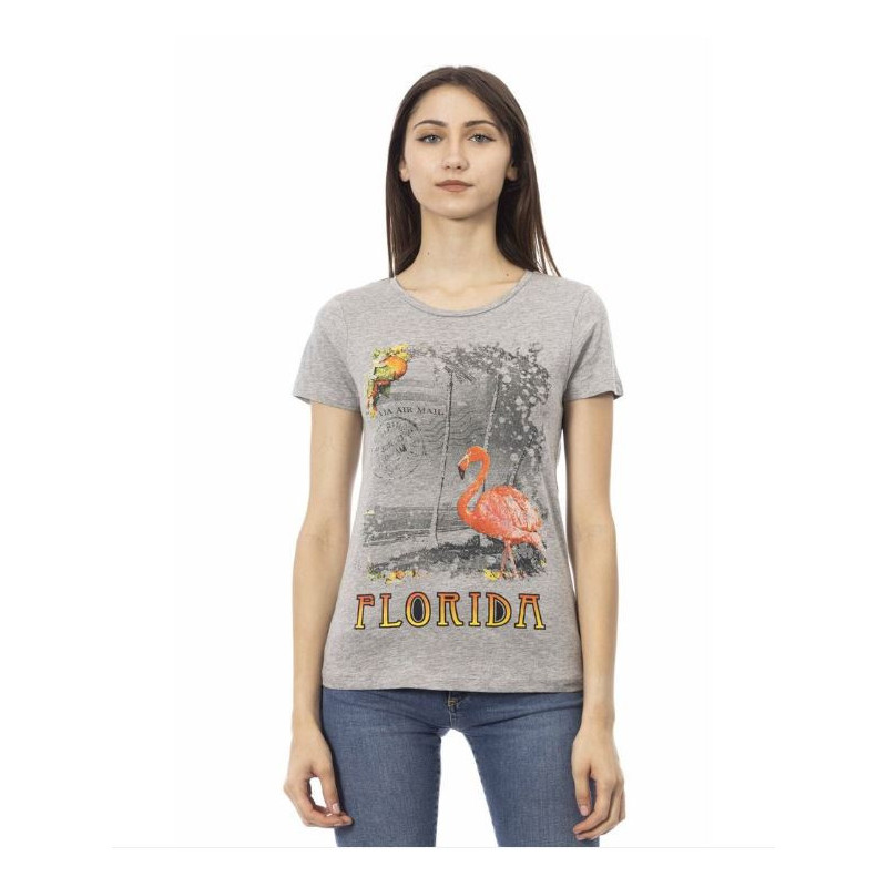 Trussardi Action T-shirts Gris Femme 2BT10_12Grey