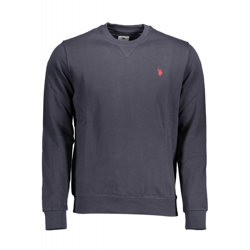 SWEAT-SHIRT US POLO SANS ZIP BLEU HOMME
