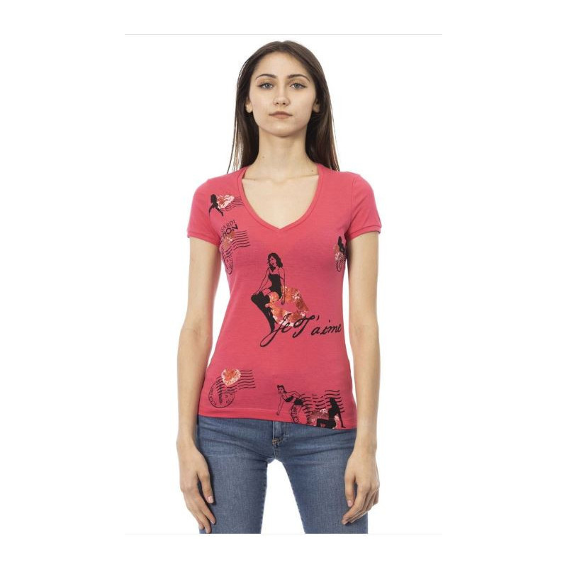 Trussardi Action T-shirts Rose Femme 2BT05_31Ciclamino