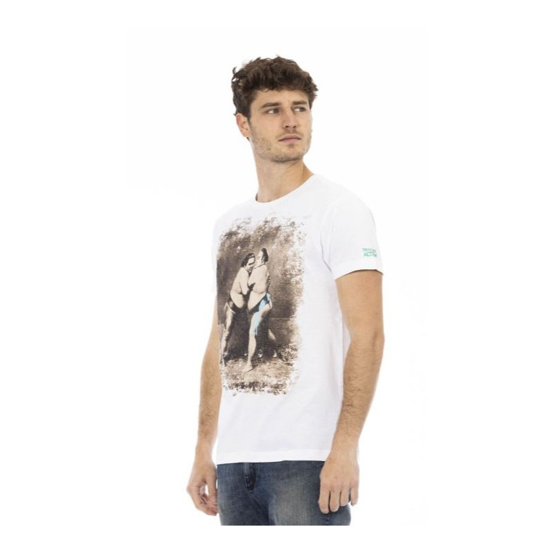 Trussardi Action T-shirts Blanc Homme 2AT07_02White