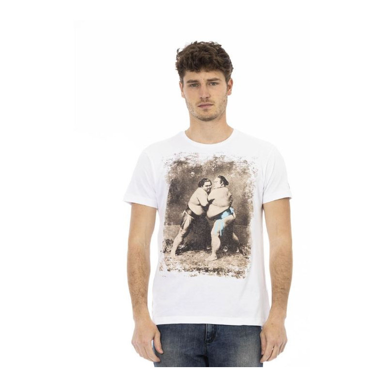 Trussardi Action T-shirts Blanc Homme 2AT07_02White