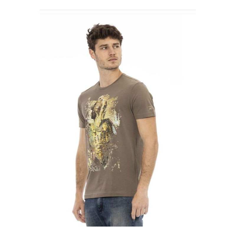 Trussardi Action T-shirts Brun Homme 2AT08_04Mud