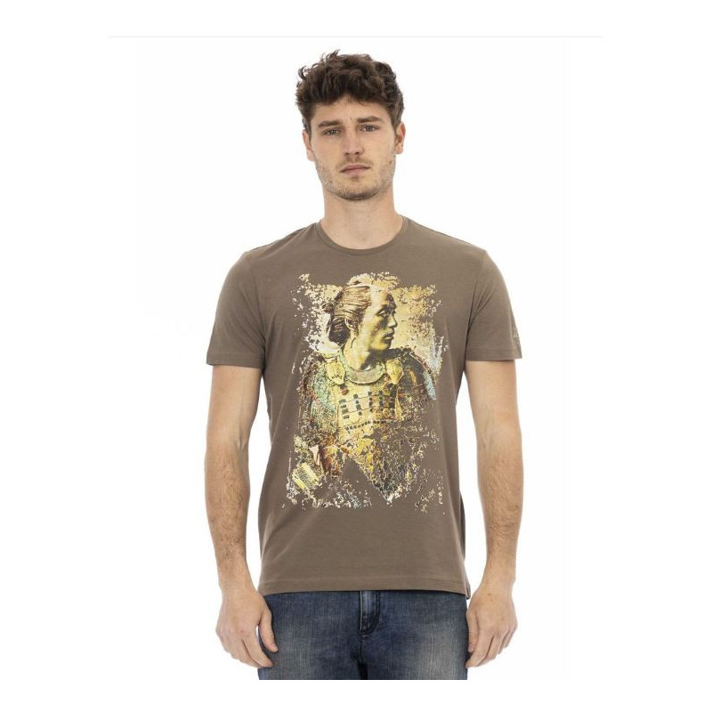 Trussardi Action T-shirts Brun Homme 2AT08_04Mud