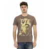 Trussardi Action T-shirts Brun Homme 2AT08_04Mud