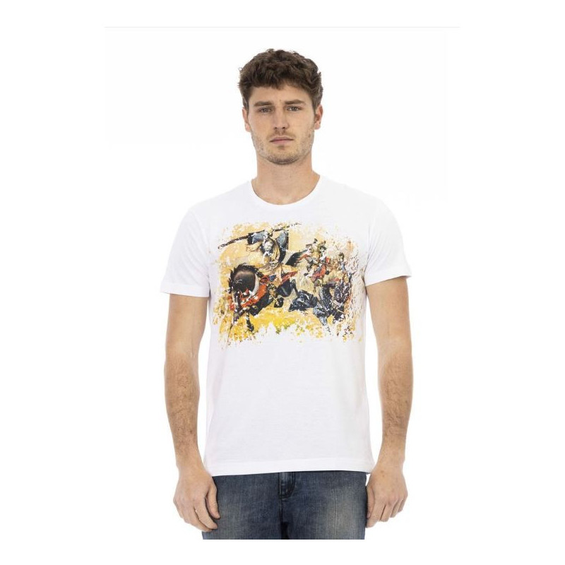 Trussardi Action T-shirts Blanc Homme 2AT09_01White