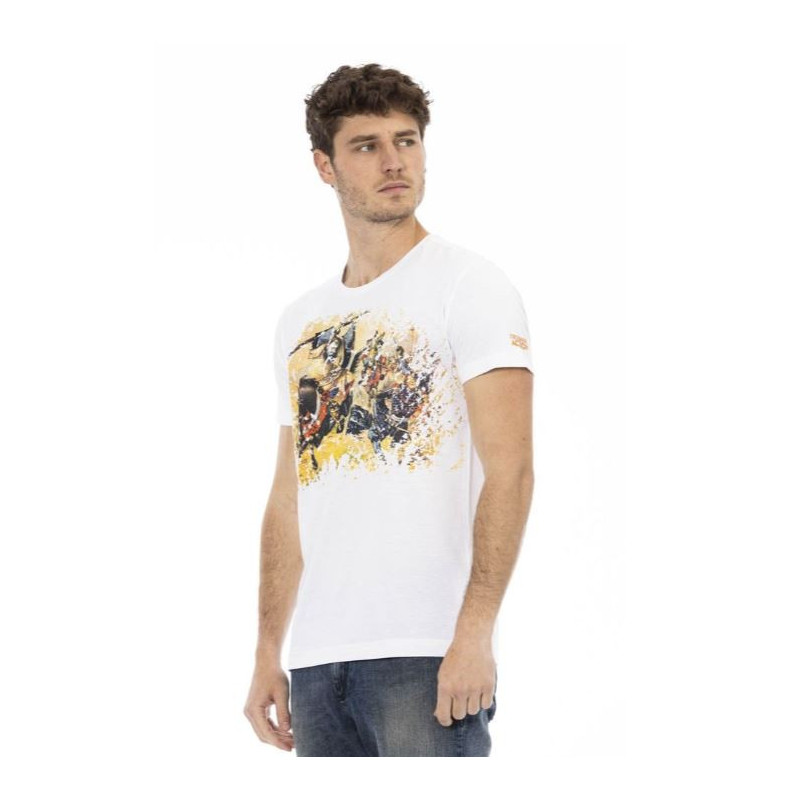 Trussardi Action T-shirts Blanc Homme 2AT09_01White