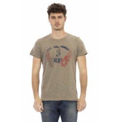 Trussardi Action T-shirts Brun Homme 2AT17D_05Sand