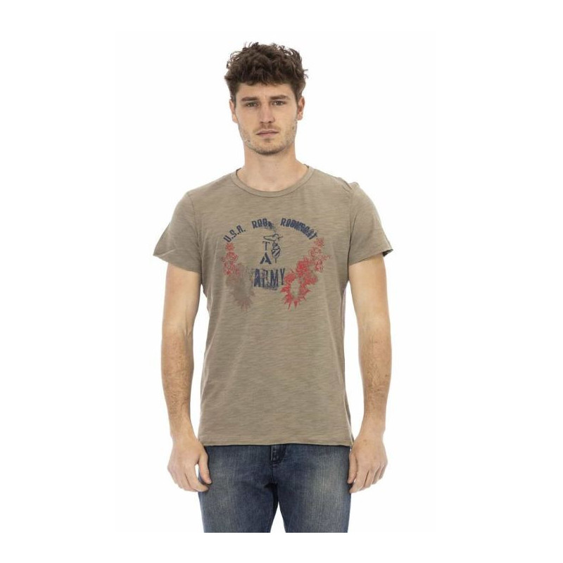 Trussardi Action T-shirts Brun Homme 2AT17D_05Sand