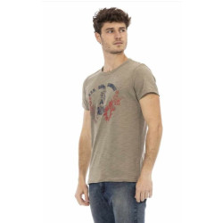 Trussardi Action T-shirts Brun Homme 2AT17D_05Sand