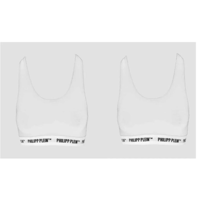 Philipp Plein HAUT BLANC POUR FEMME DUPT0101_BI-PACK_WHITE