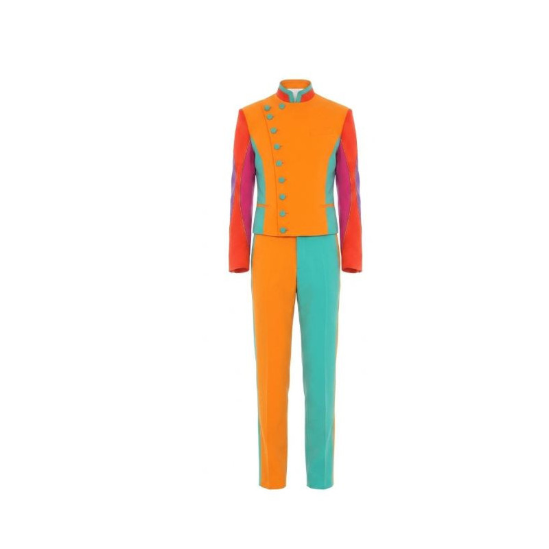 Moschino Colorblock Military Suit Orange A25075234-1888