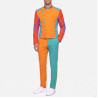 Moschino Colorblock Military Suit Orange A25075234-1888