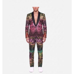 Moschino Rainbow Sequin Suit Multicolor A25065250-2555