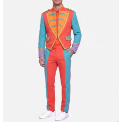 Moschino Colorblock Military Band Suit Multicolor A25045213-4888