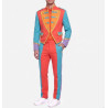 Moschino Colorblock Military Band Suit Multicolor A25045213-4888