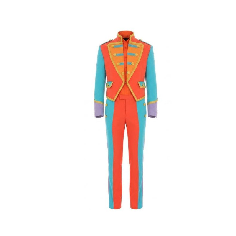 Moschino Colorblock Military Band Suit Multicolor A25045213-4888