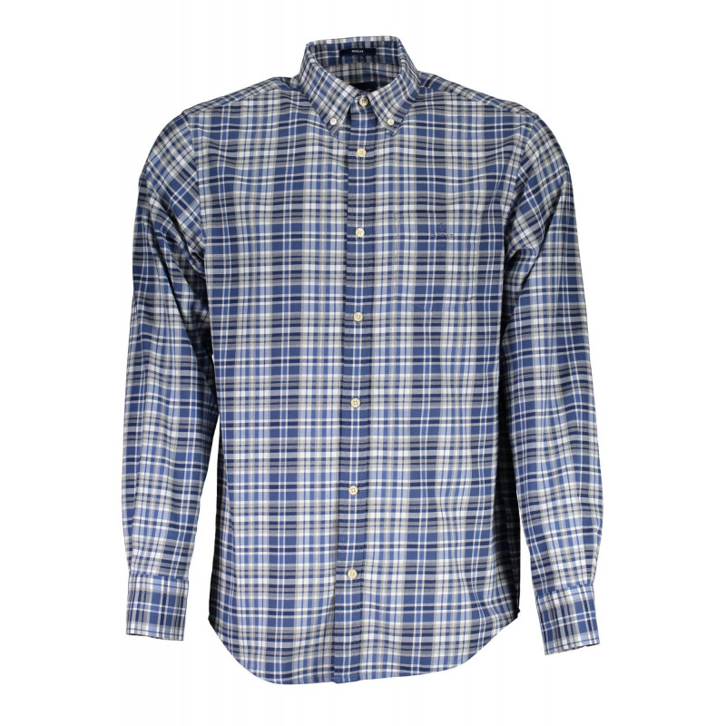 CHEMISE HOMME GANT BLEUE À MANCHES LONGUES