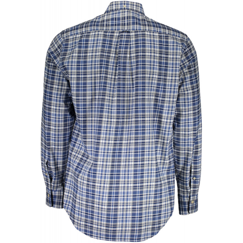 CHEMISE HOMME GANT BLEUE À MANCHES LONGUES