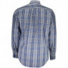 CHEMISE HOMME GANT BLEUE À MANCHES LONGUES