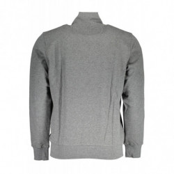 SUDADERA DE HOMBRE LA MARTINA GRIS CON CREMALLERA