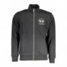 SWEAT-SHIRT HOMME ZIPPÉ NOIR LA MARTINA