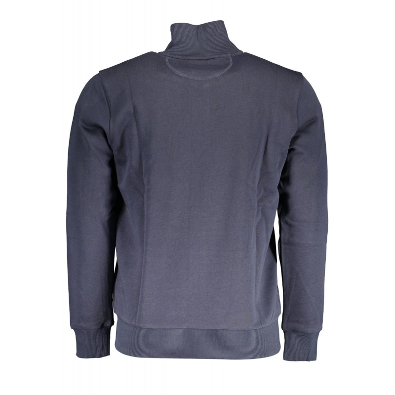 LA MARTINA MEN'S BLUE ZIPPED SWEATSHIRT