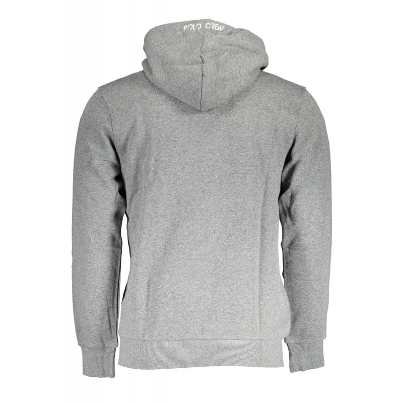 SUDADERA DE HOMBRE LA MARTINA GRIS CON CREMALLERA