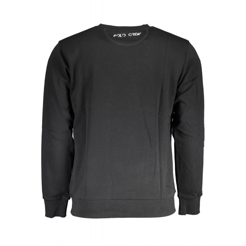 LA MARTINA SWEAT SANS ZIP NOIR HOMME